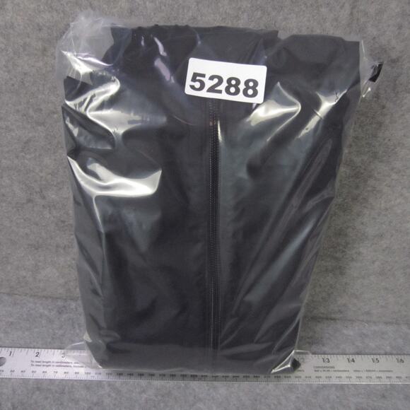 Columbia Jacket Mens Small Black Hooded Full Zip Lightweight Rain Windbreaker - Picture 7 of 7